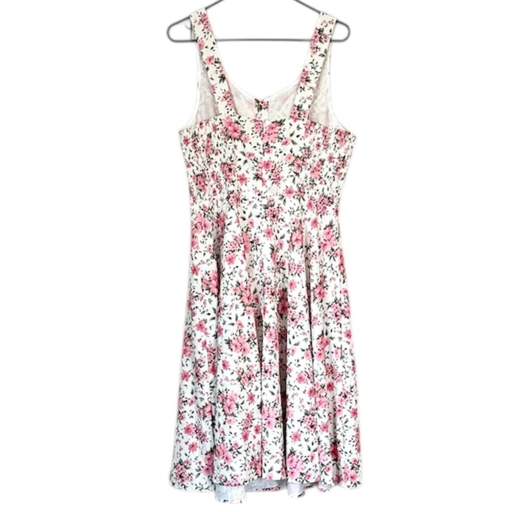 NWT Belle Poque Pink Floral Sleeveless Dress - Size: Extra Large - Picture 9 of 9